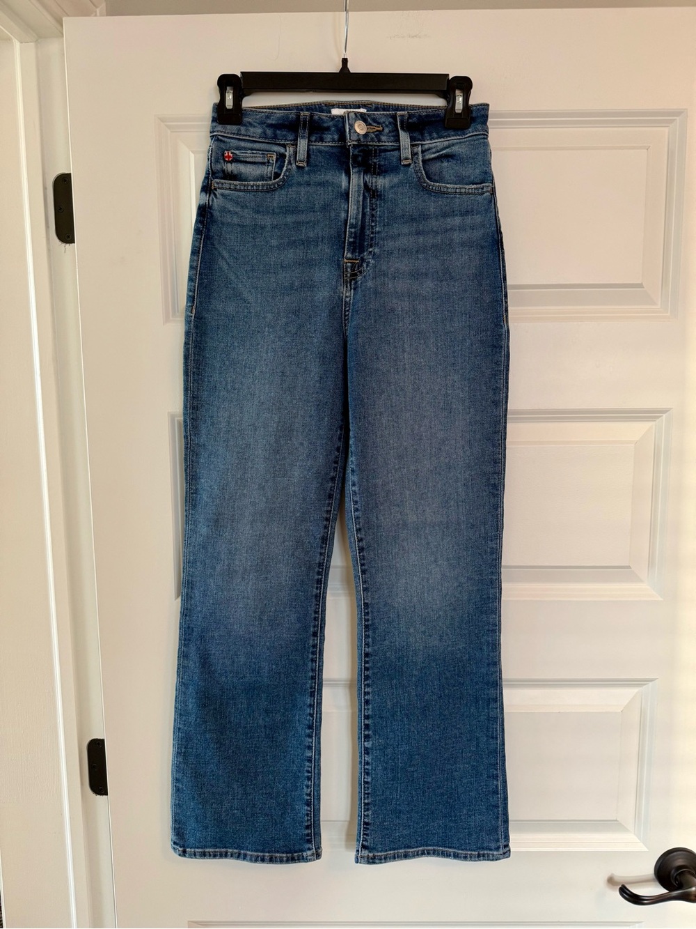 NWT Hudson Jeans Farrah Ultra High-Rise Bootcut Crop in Nyree Wash